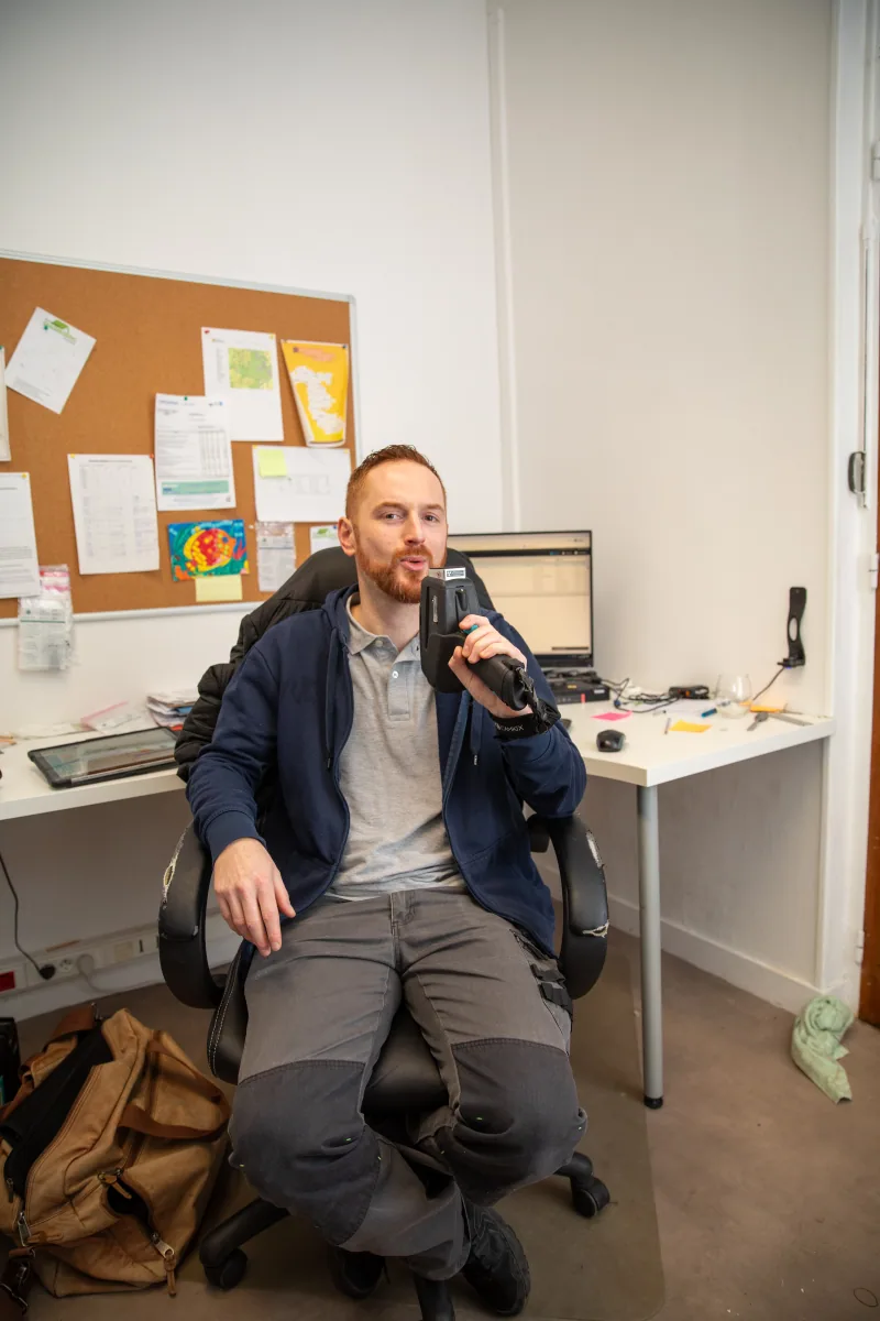 Photographie de Kevin, technicien chez Expertise Diagnostic Habitat.